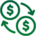 ícone cambio monetário